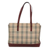 Secondhand Burberry Nova Check Tote canvas check pattern