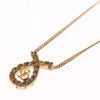 Secondhand Christian Dior CD Logo necklace