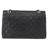 Chanel Vintage Two Tone CC Flap Bag Quilted Lambskin