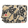Secondhand Chanel Flap Card Holder on Chain Quilted Printed
