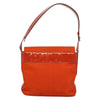 Secondhand Celine Shoulder Bag Orange Canvas Bags