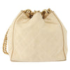 Secondhand Chanel Vintage Drawstring Chain Bucket Bag Quilted