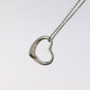 Secondhand Tiffany & Co. Elsa Peretti Open Heart Pendant Necklace Sterling