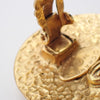 Secondhand Chanel Vintage Round CC Clip-On Earrings