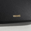 Versace Virtus Flap Messenger Bag Leather