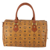 MCM Visetos logogramme Handbag Canvas and Leather