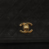 Chanel Vintage Clutch Pleated Leather