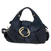 Secondhand Bvlgari Chandra Hobo Blue Leather Bags