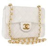 Chanel Vintage Square Classic Single Flap Bag Quilted Lambskin