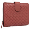 Secondhand Bottega Veneta Bifold Coin Pocket Card Holder Intrecciato Nappa