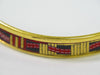 Secondhand Hermes Enamel Bracelet Metal and