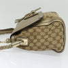 Secondhand Gucci Bella Flap Shoulder Bag GG Canvas with