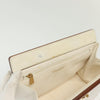 Chanel Vintage Wood Chain CC Tote Leather