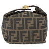 Secondhand Fendi Vanity Clutch Black Canvas Accessories
