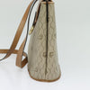 Christian Dior Vintage Honeycomb Shoulder Bag Canvas and Leather