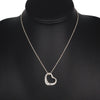 Secondhand Tiffany & Co. Elsa Peretti Open Heart Pendant Necklace Sterling