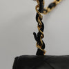Chanel Full Flap Shoulder Bag Embossed Quilted Calfskin