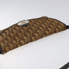 Christian Dior Vintage Trotter Shoulder Bag Embroidered Diorissimo Canvas