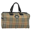 Secondhand Burberry Nova check boston bag
