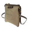 Secondhand Prada Logo Double Zip Crossbody Bag