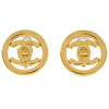 Secondhand Chanel CC Round Earrings