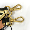 Secondhand Fendi Logo Strap Black Leather Accessories