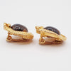 Secondhand Chanel Vintage CC Round Button Clip-On Earrings