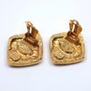Secondhand Chanel Vintage Earring Gold Plated Jewelry