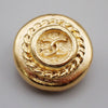 Secondhand Chanel Vintage CC Logo Round Clip on Earrings Textured