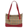 Secondhand Burberry Nova Check Tote canvas check pattern
