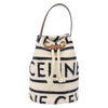 Secondhand Celine Teen Drawstring Plein Soleil Bucket Bag Canvas with