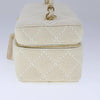 Secondhand Chanel Vanity toiletries White Cotton Bags