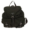 Secondhand Prada Vela Double Front Pocket Backpack Tessuto with Saffiano