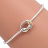 Secondhand Tiffany & Co. Love Knot Bracelet Sterling Silver and 18K Yellow