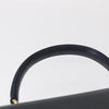 Secondhand Gucci Vintage Handbag Navy Leather Bags