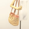 Chanel Mademoiselle Lock Tote Woven Straw