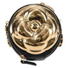 Chanel Round Camellia Coin Purse Leather