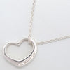 Secondhand Tiffany & Co. Elsa Peretti Open Heart Pendant Necklace Sterling