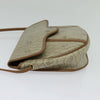 Christian Dior Vintage Honeycomb Shoulder Bag Canvas