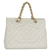 Chanel Vintage Grand Shopping Tote Quilted Caviar