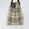 Secondhand Burberry Nova Check Handbag Nova Check Canvas and