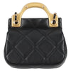 Chanel Lady Handle Flap Card Holder on Chain Quilted Calfskin