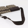 Secondhand Gucci Vintage Double Belt Bag GG Canvas with