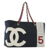 Secondhand Chanel No.5 Tote Canvas and