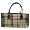 Secondhand Burberry Nova Check Handbag Nova Check Canvas and