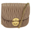 Miu Miu Chain Flap Crossbody Bag Matelasse Leather