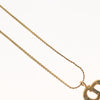 Secondhand Christian Dior CD Pendant Necklace Gold-plated