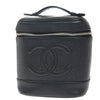 Chanel Vintage Timeless Cosmetic Case Caviar
