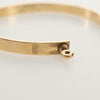 Secondhand Hermes Kelly Bracelet 18K Yellow Gold and Pave Diamonds
