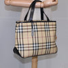 Secondhand Burberry Nova Check Tote Canvas and